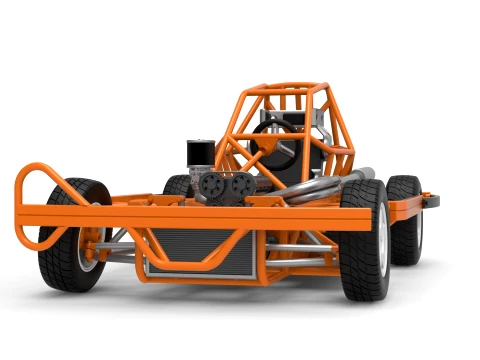 BriSCA Formula 2 Stock Car Base Scale 1 to 25 3D Print Model