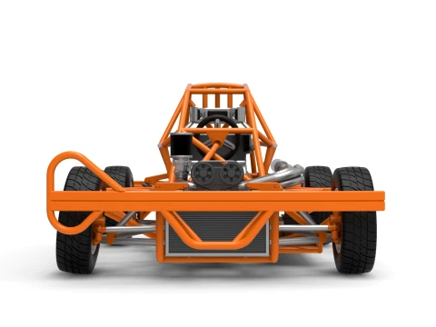 BriSCA Formula 2 Stock Car Base Scale 1 to 25 3D Print Model