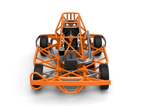 BriSCA Formula 2 Stock Car Base Scale 1 to 25 3D Print Model