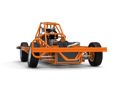 BriSCA Formula 2 Stock Car Base Scale 1 to 25 3D Print Model