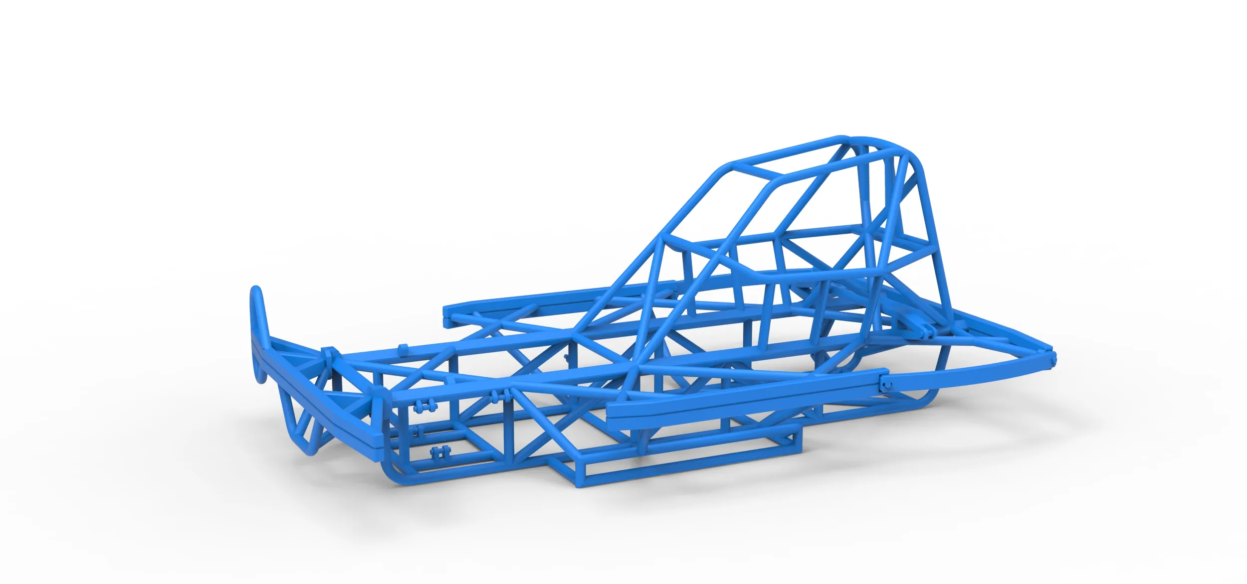 Frame of BriSCA Formula 2 Stock Car Scale 1 to 25 3D Print Model .c4d .max .obj .3ds .fbx .stl .blend