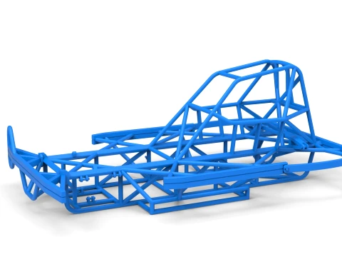 Quadro do BriSCA F&oacute;rmula 2 Stock Car Escala 1 a 25 Modelo de Impressão 3D