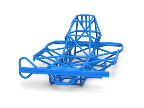 Frame of BriSCA Formula 2 Stock Car Scale 1 to 25 3D Print Model