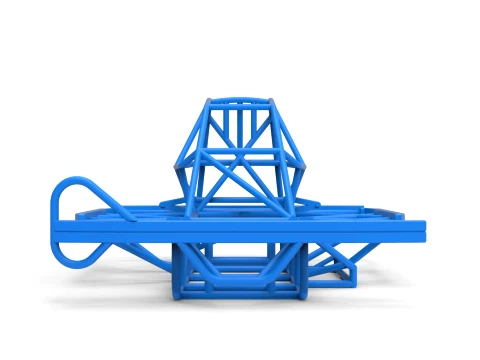 Frame of BriSCA Formula 2 Stock Car Scale 1 to 25 3D Print Model