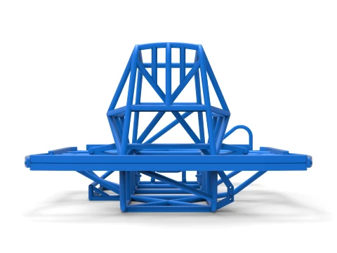 Frame of BriSCA Formula 2 Stock Car Scale 1 to 25 3D Print Model