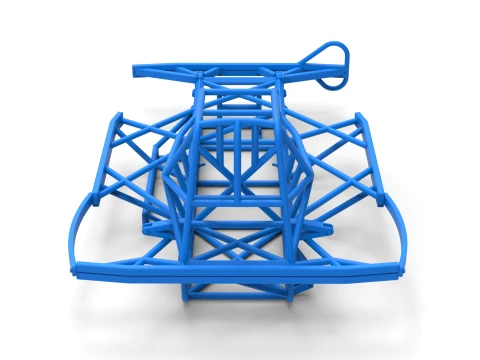 Frame of BriSCA Formula 2 Stock Car Scale 1 to 25 3D Print Model