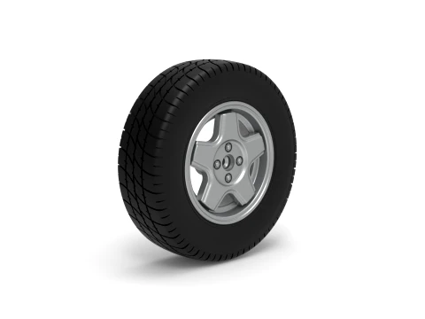 Front wheel of BriSCA Formula 2 Stock Car Scale 1 to 25 3D Print Model