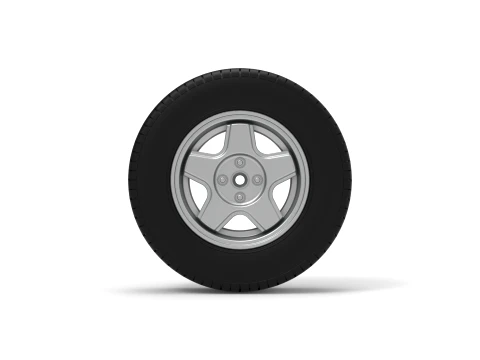 Front wheel of BriSCA Formula 2 Stock Car Scale 1 to 25 3D Print Model