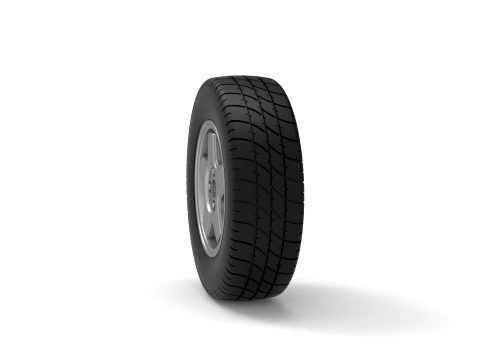 Front wheel of BriSCA Formula 2 Stock Car Scale 1 to 25 3D Print Model