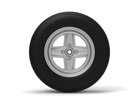 Rear wheel of BriSCA Formula 2 Stock Car Scale 1 to 25 3D Print Model
