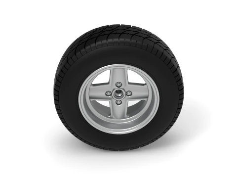 Rear wheel of BriSCA Formula 2 Stock Car Scale 1 to 25 3D Print Model
