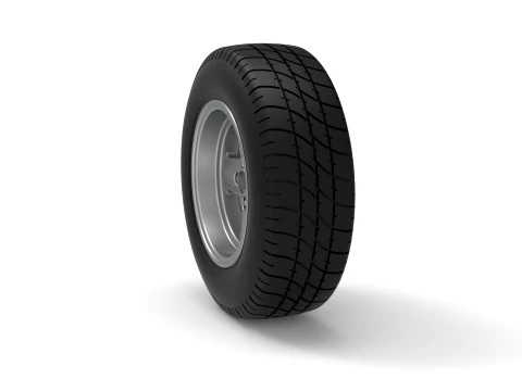 Rear wheel of BriSCA Formula 2 Stock Car Scale 1 to 25 3D Print Model