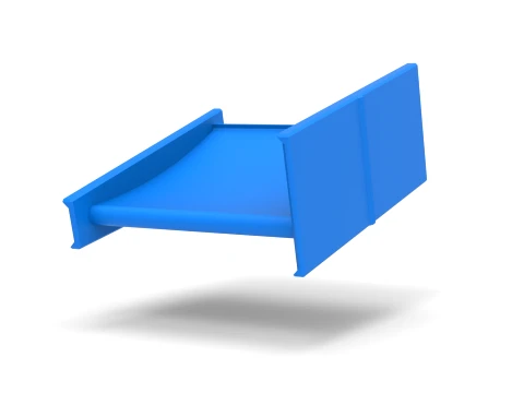 Top wing of BriSCA Formula 2 Stock Car Scale 1 to 25 3D Print Model
