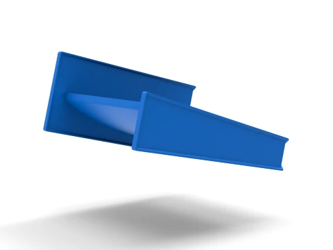 Top wing of BriSCA Formula 2 Stock Car Scale 1 to 25 3D Print Model