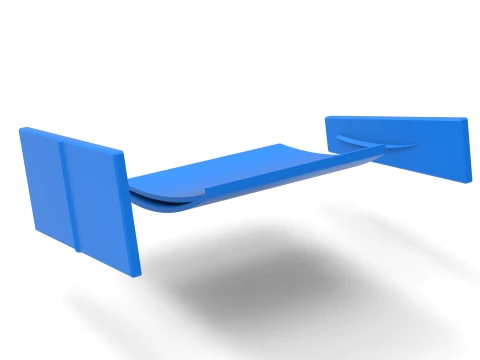 Top wing of BriSCA Formula 2 Stock Car Scale 1 to 25 3D Print Model