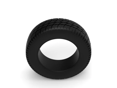 Race tire 10 Scale 1 to 25 3D Print Model