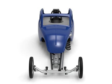 Front engine old school dragster with shell Version 13 Scale 1 to 25 3D Print Model