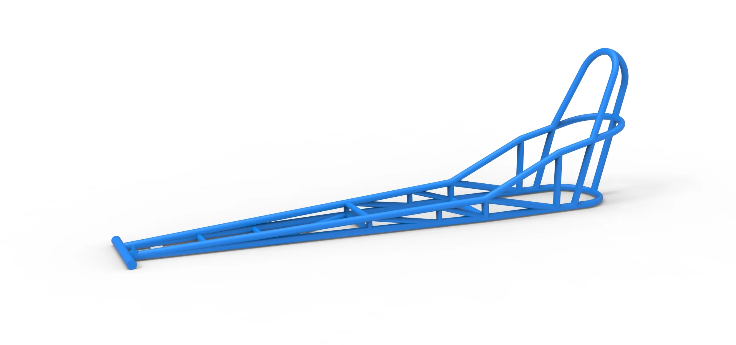 Frame of old school Front engine dragster Version 8 Scale 1 to 25 3D Print Model .c4d .max .obj .3ds .fbx .stl .blend 