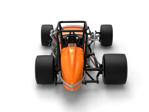 Vintage Pavement Sprint car Scale 1 to 25 3D Print Model