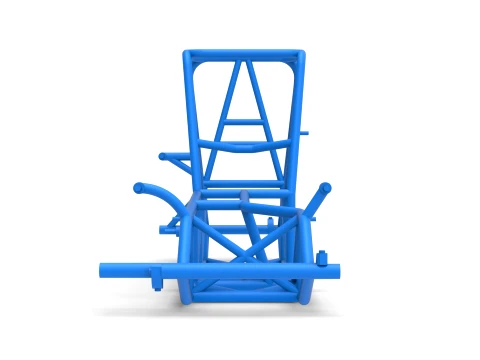 Frame of Vintage Pavement Sprint car Scale 1 to 25 3D Print Model