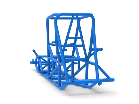Frame of Vintage Pavement Sprint car Scale 1 to 25 3D Print Model
