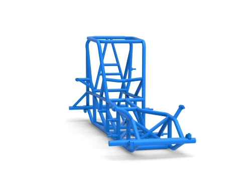 Frame of Vintage Pavement Sprint car Scale 1 to 25 3D Print Model