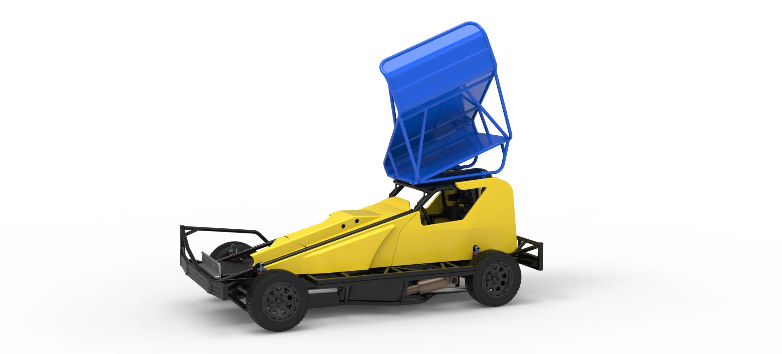 BriSCA Formula 1 Stock Car for Dirt Version 2 Scale 1 to 25 3D Print Model .c4d .max .obj .3ds .fbx .stl .blend
