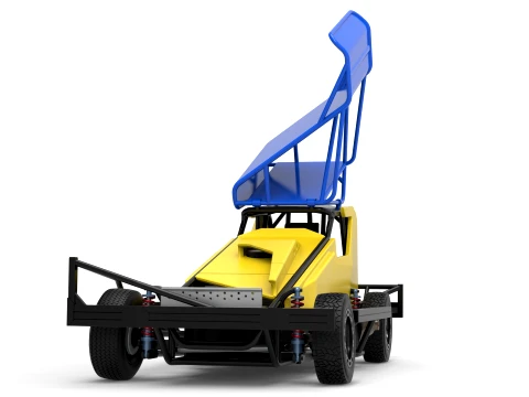 BriSCA Formula 1 Stock Car for Dirt Version 2 Scale 1 to 25 3D Print Model