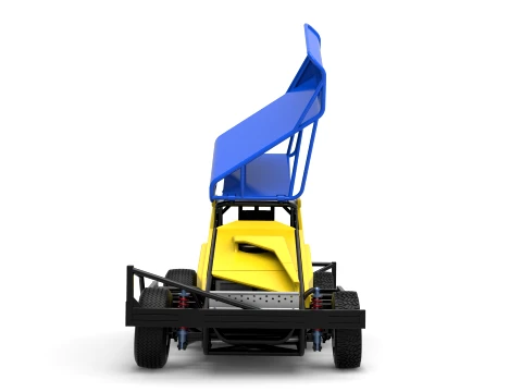 BriSCA Formula 1 Stock Car for Dirt Version 2 Scale 1 to 25 3D Print Model