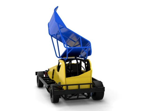 BriSCA Formula 1 Stock Car for Dirt Version 2 Scale 1 to 25 3D Print Model