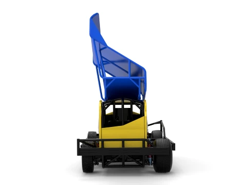 BriSCA Formula 1 Stock Car for Dirt Version 2 Scale 1 to 25 3D Print Model