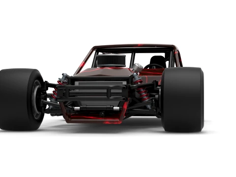 Vintage Asphalt Modified stock car V13 Scale 1 to 25 3D Print Model