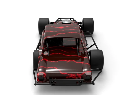 Vintage Asphalt Modified stock car V13 Scale 1 to 25 3D Print Model