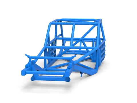 Frame of Vintage Asphalt Modified stock car Version 3 Scale 1 to 25 3D Print Model