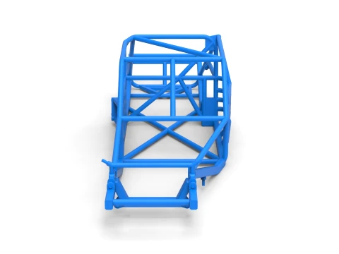 Frame of Vintage Asphalt Modified stock car Version 3 Scale 1 to 25 3D Print Model
