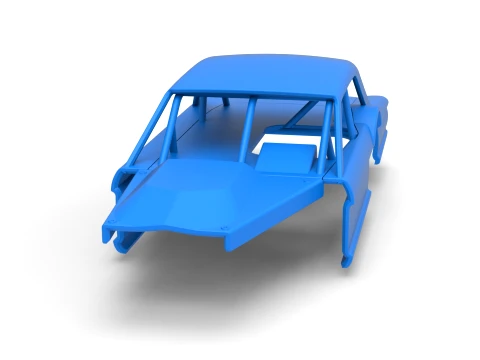 Shell of Vintage Asphalt Modified stock car V11 Scale 1 to 25 3D Print Model