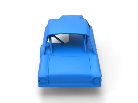 Shell of Vintage Asphalt Modified stock car V11 Scale 1 to 25 3D Print Model