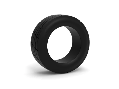 Vintage dirt tire Version 5 Scale 1 to 25 Model do druku 3D
