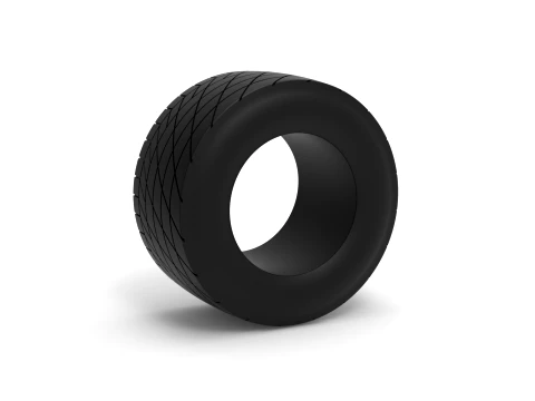 Vintage dirt tire Version 6 Scale 1 to 25 Model do druku 3D