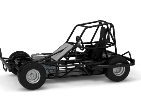 BriSCA Micro Formula 2 Stock Car Base Scale 1 to 16 3D Принт Модель