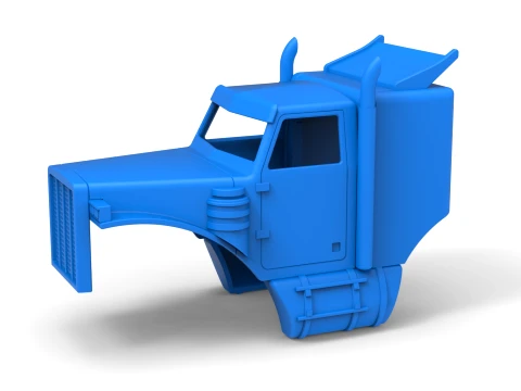 Shell of Monster Tow Truck Scale 1 to 25 3D 프린트 모델