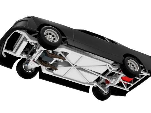 IMCA Stock car Scale 1 to 25 3D Print Model