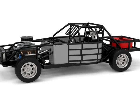 IMCA Stock car Base Scale 1 to 25 Model do druku 3D