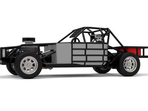 IMCA Stock car Base Scale 1 to 25 Model do druku 3D