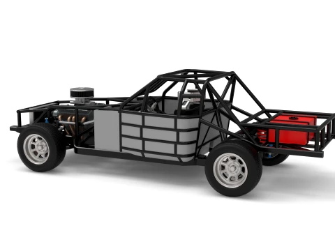IMCA Stock car Base Scale 1 to 25 Model do druku 3D