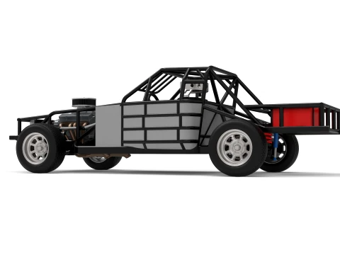 IMCA Stock car Base Scale 1 to 25 Model do druku 3D