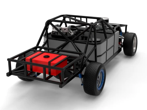 IMCA Stock car Base Scale 1 to 25 Model do druku 3D