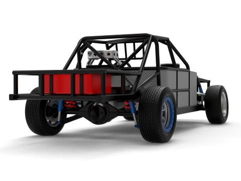 IMCA Stock car Base Scale 1 to 25 Model do druku 3D