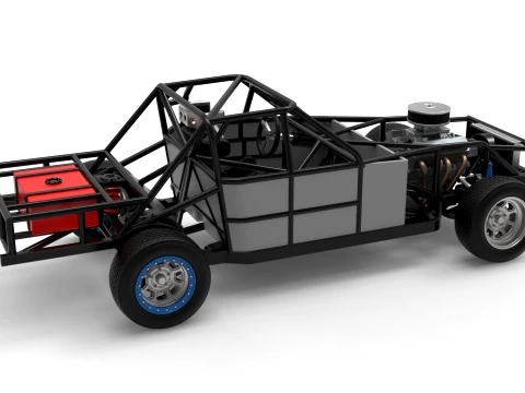 IMCA Stock car Base Scale 1 to 25 Model do druku 3D