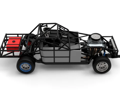 IMCA Stock car Base Scale 1 to 25 Model do druku 3D